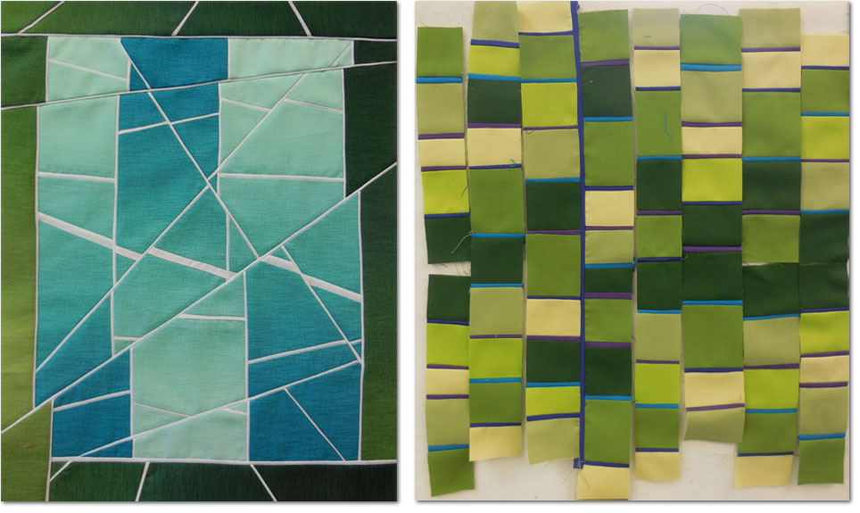 Kathy Loomis quilt art class examples